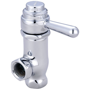 Central Brass 0333-L3/8 Self-Close Angle Stop in Polished Chrome