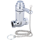 Central Brass 0335-1/2 Self-Close Shower Straight Stop in Polished Chrome