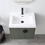 Blossom Moss 24" & 30" Floating Bathroom Vanity with Sink
