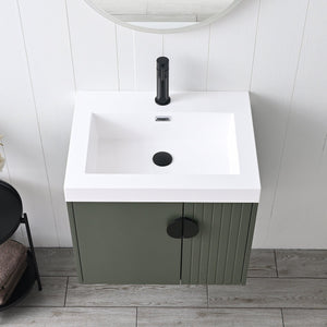 Blossom Moss 24" & 30" Floating Bathroom Vanity with Sink