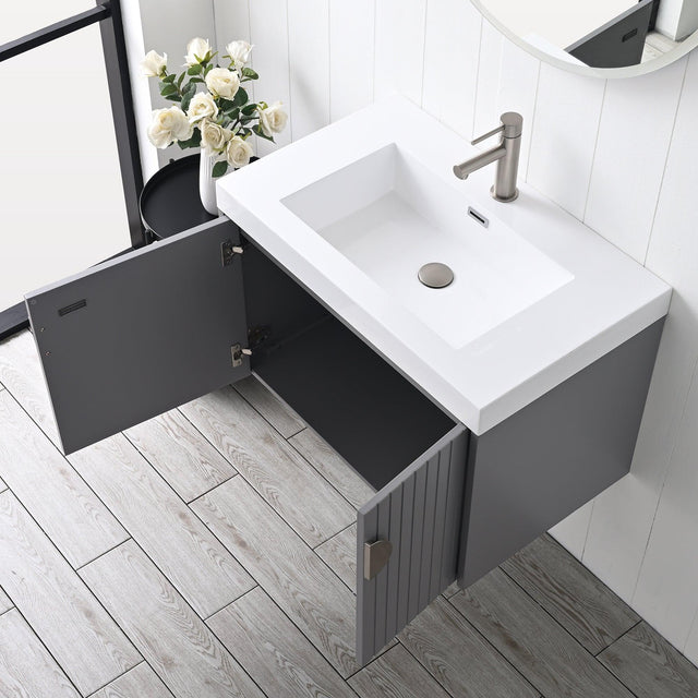 Blossom Moss 24" & 30" Floating Bathroom Vanity with Sink