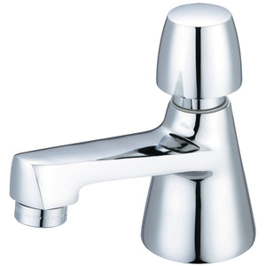 Central Brass 0355-AVN2P Slow-Close Single Handle Basin Faucet in Polished Chrome