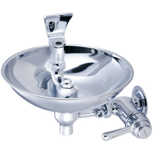 Central Brass 0366-HX8V Drinking Fountain-Wallmount in Polished Chrome