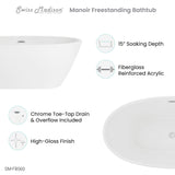 Manoir 60" Freestanding Bathtub