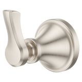 Universal Traditional Round Robe Hook in Brushed Nickel