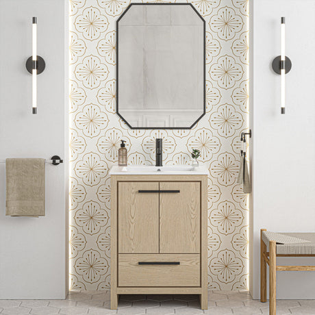 Virage 24 Freestanding, Bathroom Vanity in Natural Oak