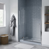 Voltaire 60 x 36 Single-Threshold, Center Drain, Shower Base in Grey