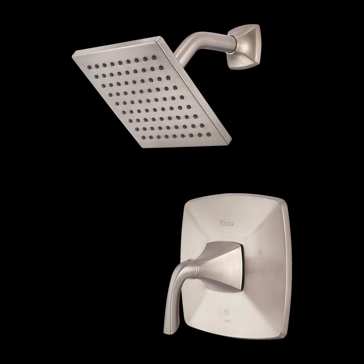 Bronson 1-Handle Shower Only Trim in Brushed Nickel