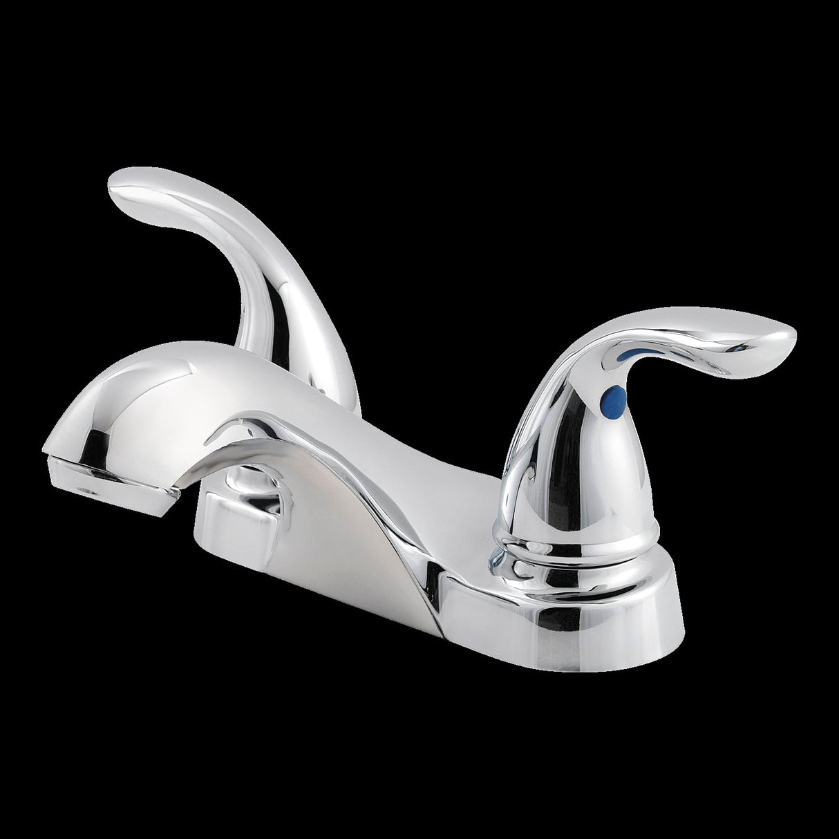 Pfirst Series 2-Handle 4" Centerset Bathroom Faucet in Polished Chrome