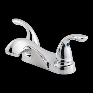 Pfirst Series 2-Handle 4" Centerset Bathroom Faucet in Polished Chrome