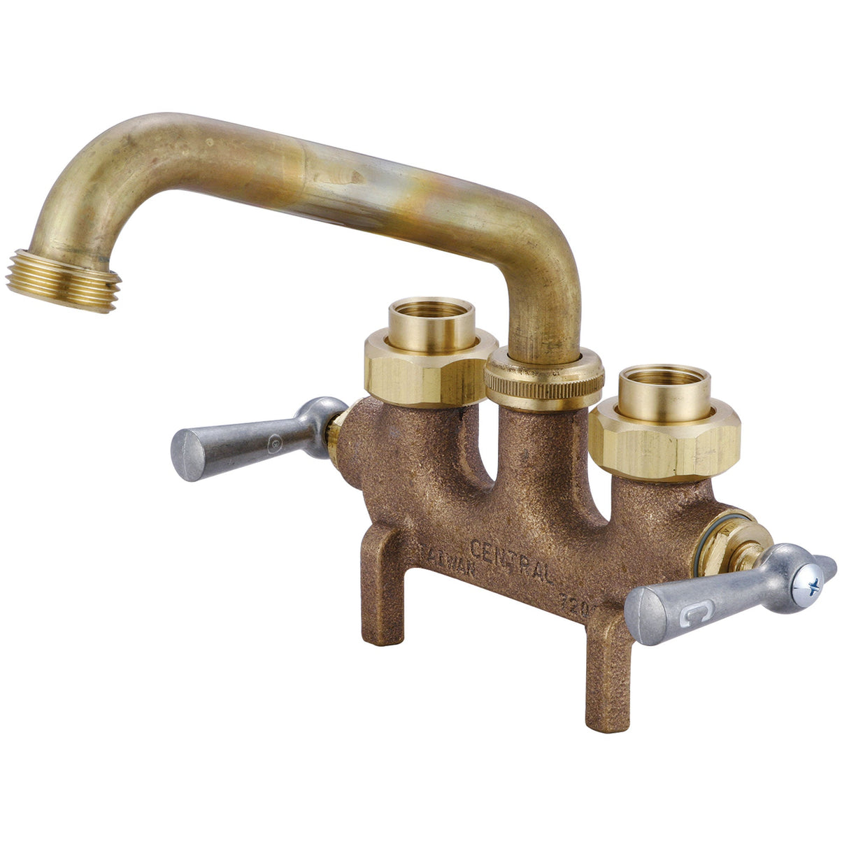 Central Brass 80465 Two Handle Laundry Faucet in Rough