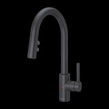 Stellen 1-Handle Electronic Pull-Down Kitchen Faucet in Black