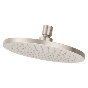 Modern Round 8 in. Raincan Showerhead in Brushed Nickel