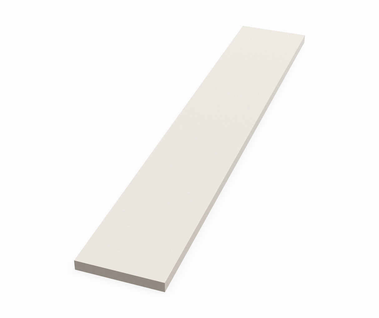 Swanstone VT-18-3SS 3/8" x 3" x 18" Sidesplash - 17" & 19" Ellipse Vanity Tops in Bisque VT01803SS.018