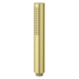 Modern Round Single Function Hand Shower Wand in Brushed Gold