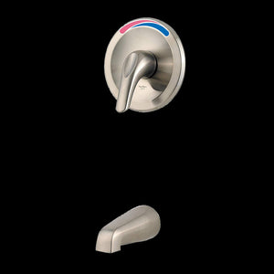 Pfirst Series 1-Handle Tub Trim in Brushed Nickel