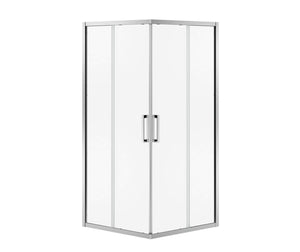 MAAX 137448-900-084-000 Radia Square 36 x 36 x 71 ½ in. 6mm Sliding Shower Door for Corner Installation with Clear glass in Chrome