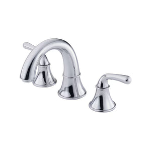 Gerber Bannockburn Chrome Widespread 2-handle WaterSense Bathroom Sink Faucet with Drain D304156