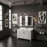 New England Home Goods 47" Pivot Bathroom Vanities With Single Sink