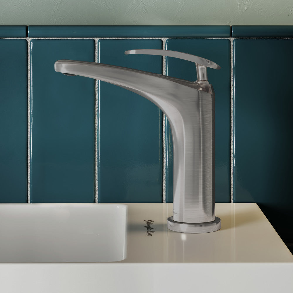 Sublime Single Hole, Single-Handle, Bathroom Faucet in Brushed Nickel