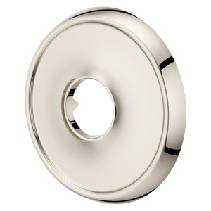 Transitional Round Shower Arm Flange in Polished Nickel