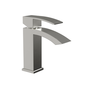 DAX Brass Single Handle Waterfall Bathroom Faucet, Brushed Nickel DAX-6690A-BN