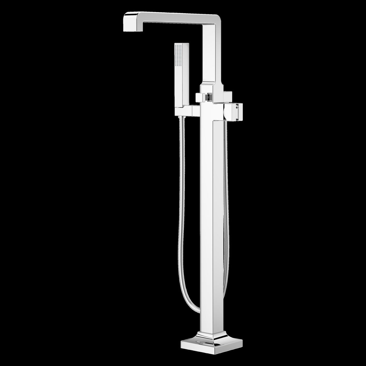 Verve Free Standing Tub Filler without Handles in Polished Chrome