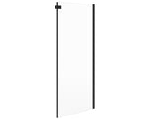 MAAX 134956-900-340-000 Halo Pro 48 x 36 x 78 3/4 in. 8mm Sliding Shower Door with Towel Bar for Corner Installation with Clear glass in Matte Black