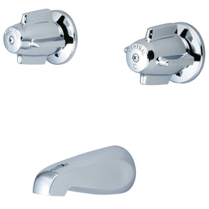 Central Brass 0808-Z Two Handle Tub Set in Polished Chrome