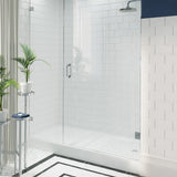 Voltaire 60 x 34 Acrylic White, Single-Threshold, Right Side Drain, Shower Base