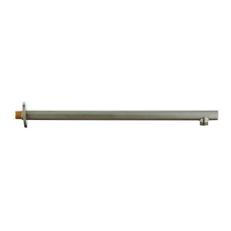 DAX Brass Round Shower Arm, 18", Brushed Nickel DAX-1053-450-BN
