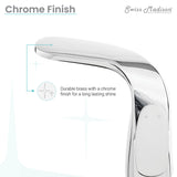 Chateau Single Hole, Single-Handle, Bathroom Faucet in Chrome