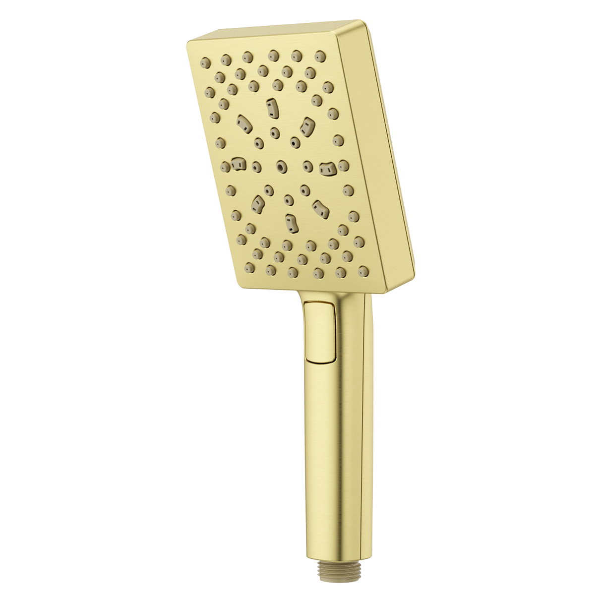 Modern Square Handshower in Brushed Gold