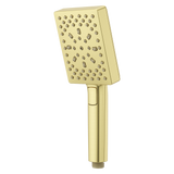 Modern Square Handshower in Brushed Gold