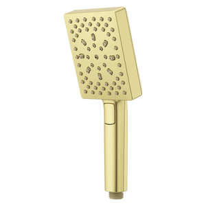 Modern Square Handshower in Brushed Gold