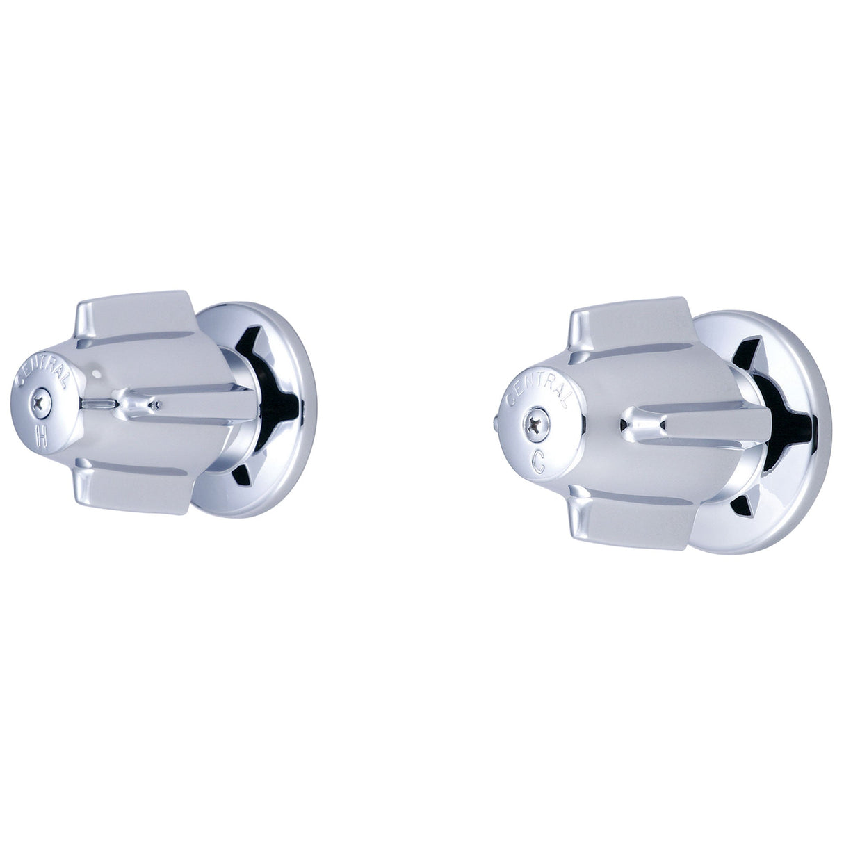 Central Brass 80905 Two Handle Valve Set in Polished Chrome