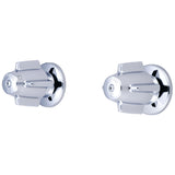Central Brass 80905 Two Handle Valve Set in Polished Chrome