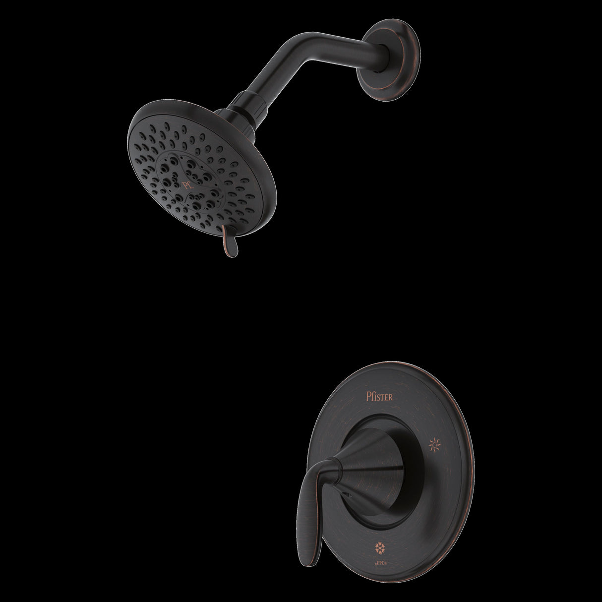 Winfield 1-Handle Shower Only Trim Kit in Tuscan Bronze
