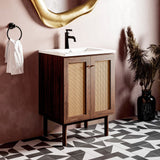 Classe 24" Bathroom Vanity in Dark Walnut