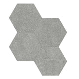 Anatolia Tile 6" Mjork Color Body Porcelain Mica Hexagon 4 Piece Mosaic 4501-0376-0 1 Sheet = .80 Sq. Ft." Mica 6" Hexagon - premium natural stone mosaic tile from Anatolia Tile, available at PoshHaus showroom in Keene, NH
