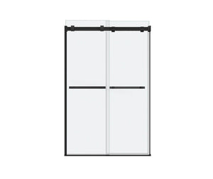 MAAX 136271-900-340-000 Duel 44-47 x 70 ½-74 in. 8 mm Bypass Shower Door for Alcove Installation with Clear glass in Matte Black