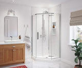Swanstone SMMK-9650-1 50 x 96 Swanstone Smooth Tile Glue up Bathtub and Shower Single Wall Panel in Carrara SMMK9650.221