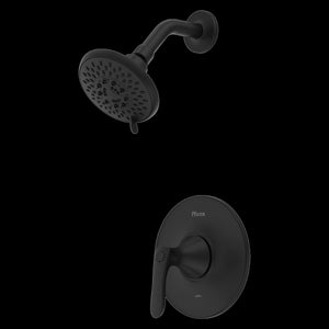 Weller 1-Handle Shower Only Trim Kit in Matte Black
