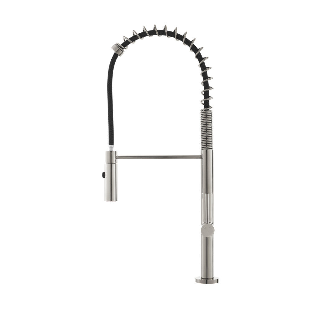 Chalet Single Handle, Pull-Down Kitchen Faucet in Brushed Nickel