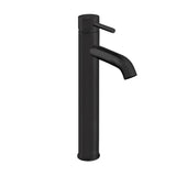 Ivy Single Hole, Single-Handle, High Arc Bathroom Faucet in Matte Black