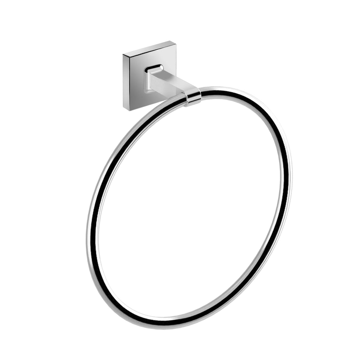 DAX Milan Brass Towel Ring, Brushed Nickel DAX-GDC160172-BN