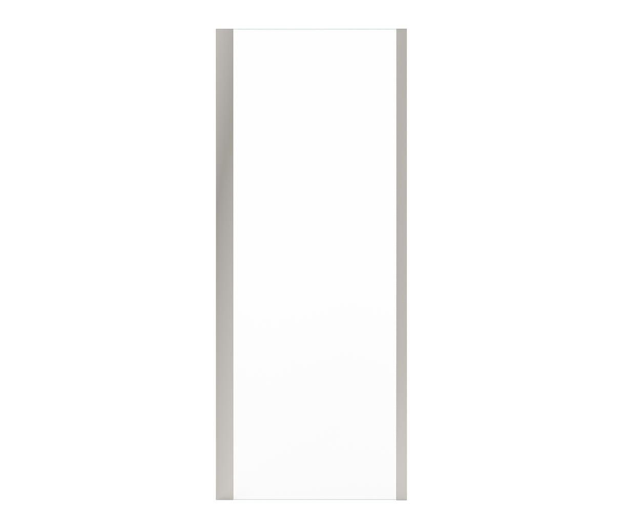 MAAX 135328-900-305-000 Uptown Return Panel for 36 in. Base with Clear glass in Brushed Nickel