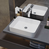 Concorde 15 Square Ceramic Vessel Sink