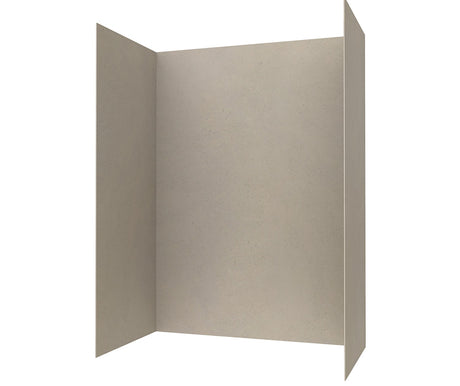 Swanstone SMMK84-4262 42 x 62 x 84 Swanstone Smooth Glue up Shower Wall Kit in Limestone SMMK844262.218