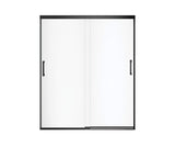 MAAX 139353-900-340-000 Incognito 70 56-59 x 70 ½ in. 8mm Bypass Shower Door for Alcove Installation with Clear glass in Matte Black